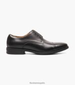 santucci puntera oxford Florsheim hombres LPVB4P159 calzado negro - Imagen 2