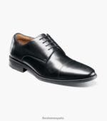santucci puntera oxford Florsheim hombres LPVB4P159 calzado negro