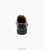 santucci puntera oxford Florsheim hombres LPVB4P159 calzado negro - Imagen 7