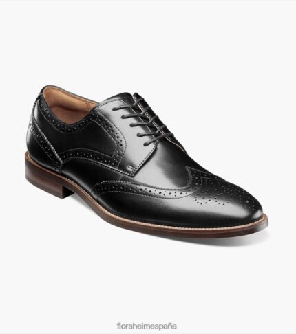 segunda fábrica de rucci Florsheim hombres LPVB4P672 calzado negro