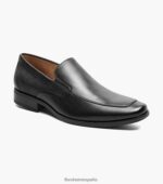 sin cordones jackson moc toe Florsheim hombres LPVB4P154 calzado negro