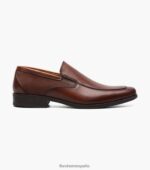 sin cordones jackson moc toe Florsheim hombres LPVB4P155 calzado coñac - Imagen 2