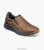 slip on con puntera de mocasín lite 1 Florsheim hombres LPVB4P307 calzado marrón ch