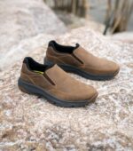slip on con puntera de mocasín lite 1 Florsheim hombres LPVB4P307 calzado marrón ch - Imagen 8