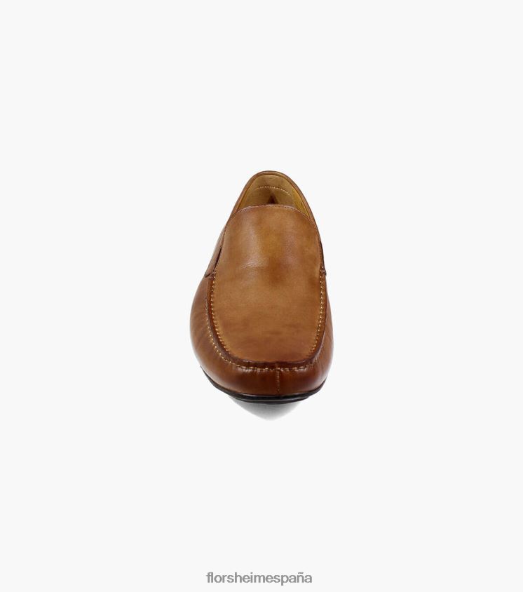 Slip veneciano con punta de mocasín dubino Florsheim hombres LPVB4P279 calzado coñac - Imagen 6