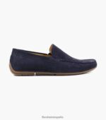 Slip veneciano con punta de mocasín dubino Florsheim hombres LPVB4P282 calzado ante azul marino - Imagen 2