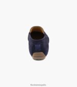 Slip veneciano con punta de mocasín dubino Florsheim hombres LPVB4P282 calzado ante azul marino - Imagen 7