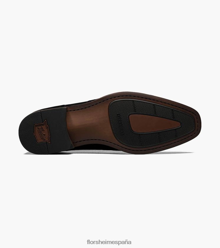 sorrento puntera lisa con una sola correa de monje Florsheim hombres LPVB4P145 calzado negro - Imagen 3