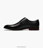 sorrento puntera lisa con una sola correa de monje Florsheim hombres LPVB4P145 calzado negro - Imagen 5