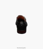 sorrento puntera lisa con una sola correa de monje Florsheim hombres LPVB4P145 calzado negro - Imagen 7