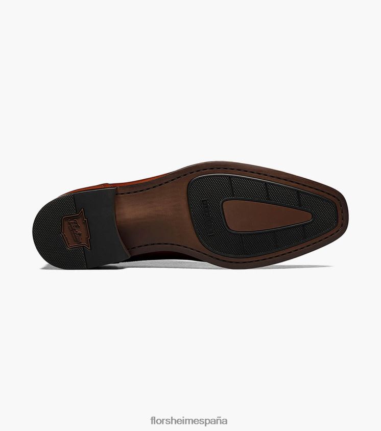 sorrento puntera lisa con una sola correa de monje Florsheim hombres LPVB4P146 calzado coñac - Imagen 3