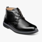 supacush jr. bota chukka con puntera lisa Florsheim niños LPVB4P451 calzado negro caído