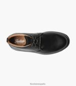 supacush jr. bota chukka con puntera lisa Florsheim niños LPVB4P451 calzado negro caído - Imagen 4