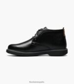 supacush jr. bota chukka con puntera lisa Florsheim niños LPVB4P451 calzado negro caído - Imagen 5