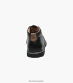 supacush jr. bota chukka con puntera lisa Florsheim niños LPVB4P451 calzado negro caído - Imagen 7