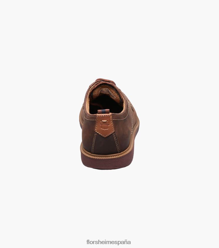 supacush jr. oxford de punta plana Florsheim niños LPVB4P453 calzado marrón ch - Imagen 7