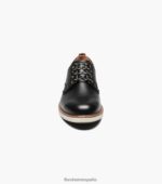 supacush jr. oxford de punta plana Florsheim niños LPVB4P456 calzado negro - Imagen 6