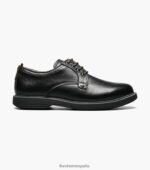 supacush jr. oxford de punta plana Florsheim niños LPVB4P457 calzado negro caído - Imagen 2