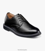 supacush jr. oxford de punta plana Florsheim niños LPVB4P457 calzado negro caído