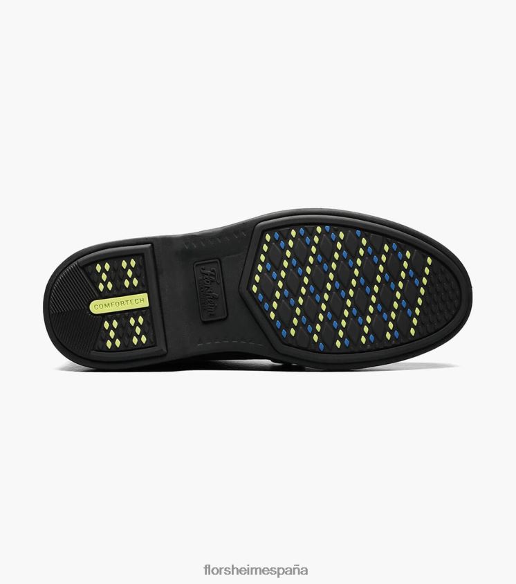supacush jr. oxford de punta plana Florsheim niños LPVB4P457 calzado negro caído - Imagen 3
