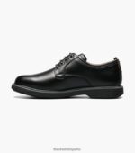 supacush jr. oxford de punta plana Florsheim niños LPVB4P457 calzado negro caído - Imagen 5