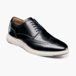 tablero oxford con punta de ala Florsheim hombres LPVB4P173 calzado blanco negro