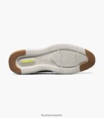 tablero oxford con punta de ala Florsheim hombres LPVB4P173 calzado blanco negro - Imagen 3