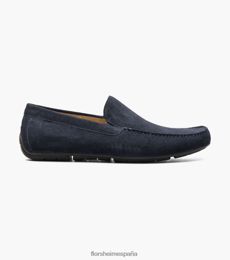 talladega moc toe veneciano conductor Florsheim hombres LPVB4P100 calzado ante azul marino - Imagen 2