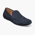talladega moc toe veneciano conductor Florsheim hombres LPVB4P100 calzado ante azul marino
