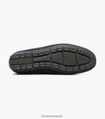talladega moc toe veneciano conductor Florsheim hombres LPVB4P100 calzado ante azul marino - Imagen 3