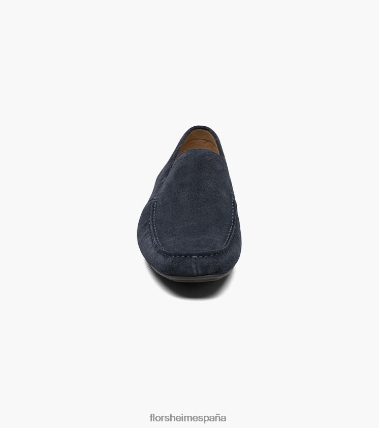 talladega moc toe veneciano conductor Florsheim hombres LPVB4P100 calzado ante azul marino - Imagen 6