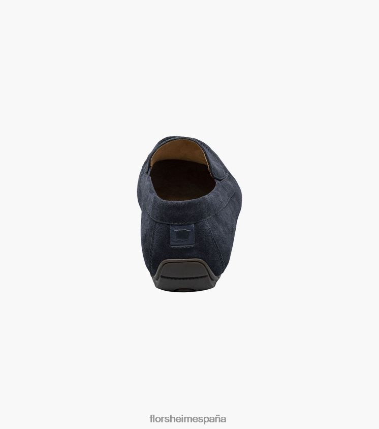 talladega moc toe veneciano conductor Florsheim hombres LPVB4P100 calzado ante azul marino - Imagen 7
