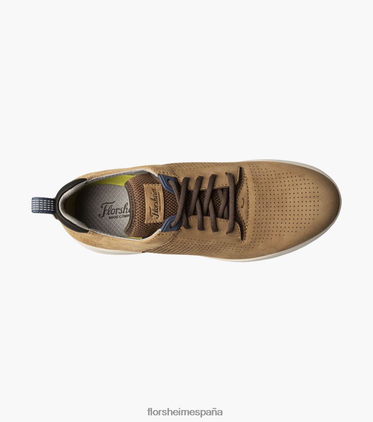 tenis con cordones Studio Perf Toe Florsheim hombres LPVB4P293 calzado broncearse - Imagen 4