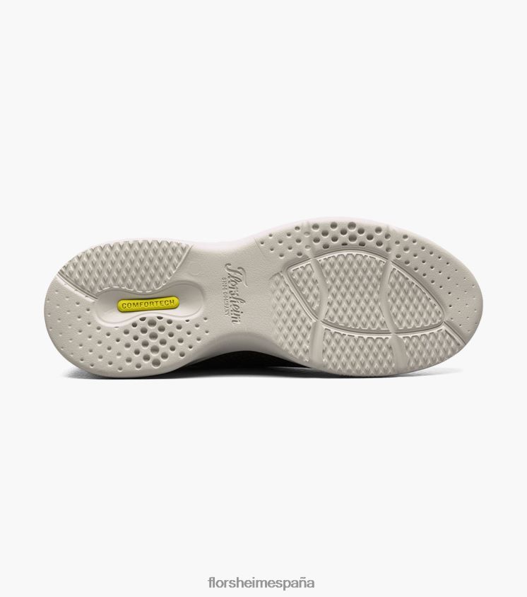 tenis con cordones Studio Perf Toe Florsheim hombres LPVB4P294 calzado nubuck negro - Imagen 3