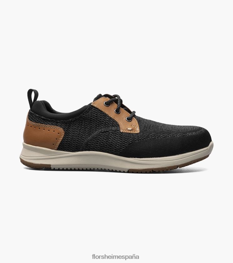 tenis conway con punta de material compuesto y punta lisa Florsheim hombres LPVB4P409 calzado negro y marrón - Imagen 2