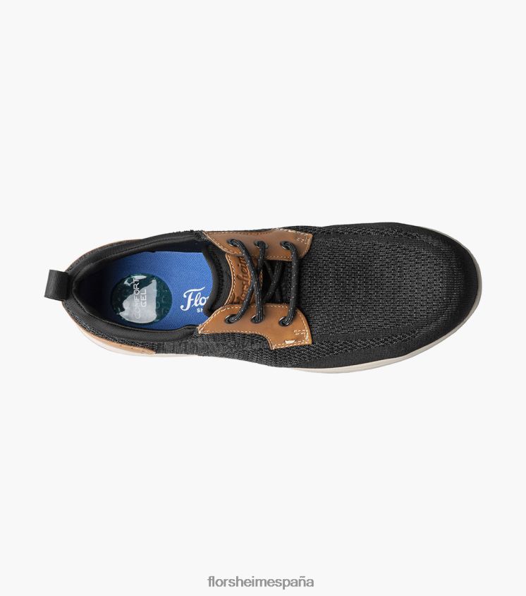 tenis conway con punta de material compuesto y punta lisa Florsheim hombres LPVB4P409 calzado negro y marrón - Imagen 4