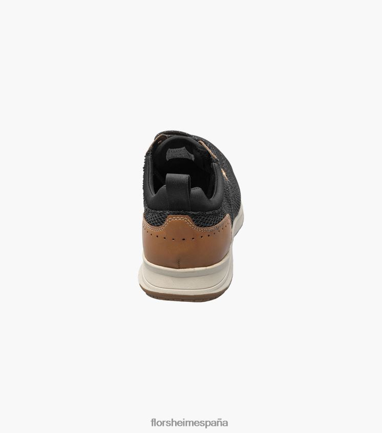 tenis conway con punta de material compuesto y punta lisa Florsheim hombres LPVB4P409 calzado negro y marrón - Imagen 7