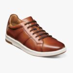 tenis cruzados con cordones en los dedos Florsheim hombres LPVB4P331 calzado coñac