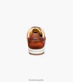 tenis cruzados con cordones en los dedos Florsheim hombres LPVB4P331 calzado coñac - Imagen 8