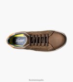 tenis cruzados con cordones en los dedos Florsheim hombres LPVB4P332 calzado champiñón - Imagen 5