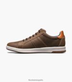 tenis cruzados con cordones en los dedos Florsheim hombres LPVB4P332 calzado champiñón - Imagen 6