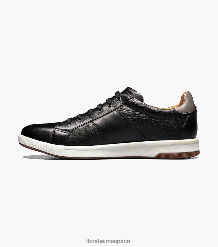 tenis cruzados con cordones en los dedos Florsheim hombres LPVB4P334 calzado negro - Imagen 6