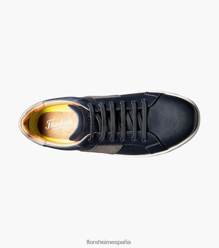 tenis cruzados con cordones en los dedos Florsheim hombres LPVB4P335 calzado Armada - Imagen 5