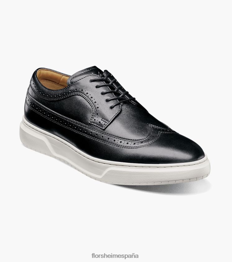 tenis_premier_con_cordones_y_punta_de_ala_florsheim_hombres_lpvb4p109_calzado_negro.jpg tenis premier con cordones y punta de ala Florsheim hombres LPVB4P109 calzado negro - Imagen 1
