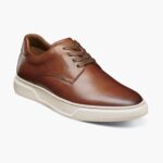 tenis premier con cordones y puntera lisa Florsheim hombres LPVB4P231 calzado coñac