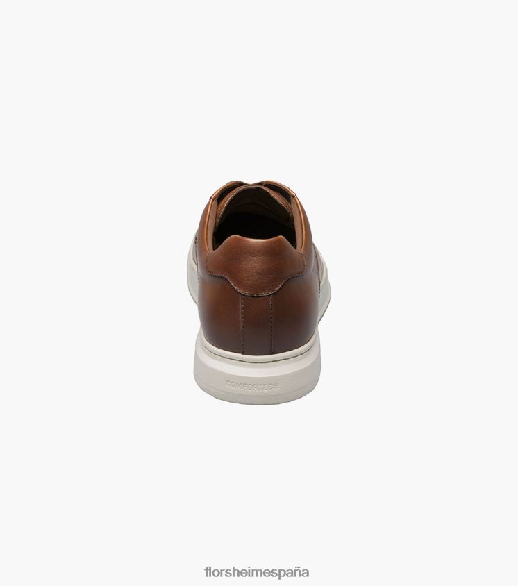 tenis premier con cordones y puntera lisa Florsheim hombres LPVB4P231 calzado coñac - Imagen 7