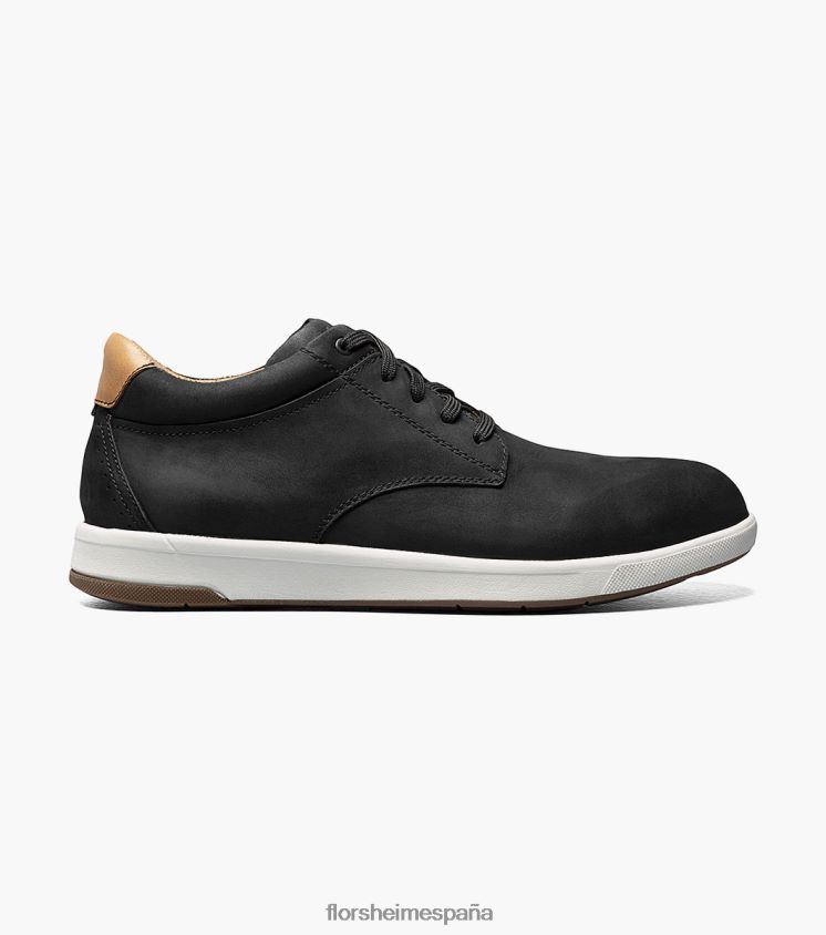 trabajo cruzado puntera de acero puntera lisa oxford Florsheim hombres LPVB4P403 calzado negro - Imagen 2