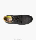 trabajo cruzado puntera de acero puntera lisa oxford Florsheim hombres LPVB4P403 calzado negro - Imagen 4