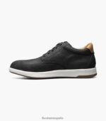 trabajo cruzado puntera de acero puntera lisa oxford Florsheim hombres LPVB4P403 calzado negro - Imagen 5