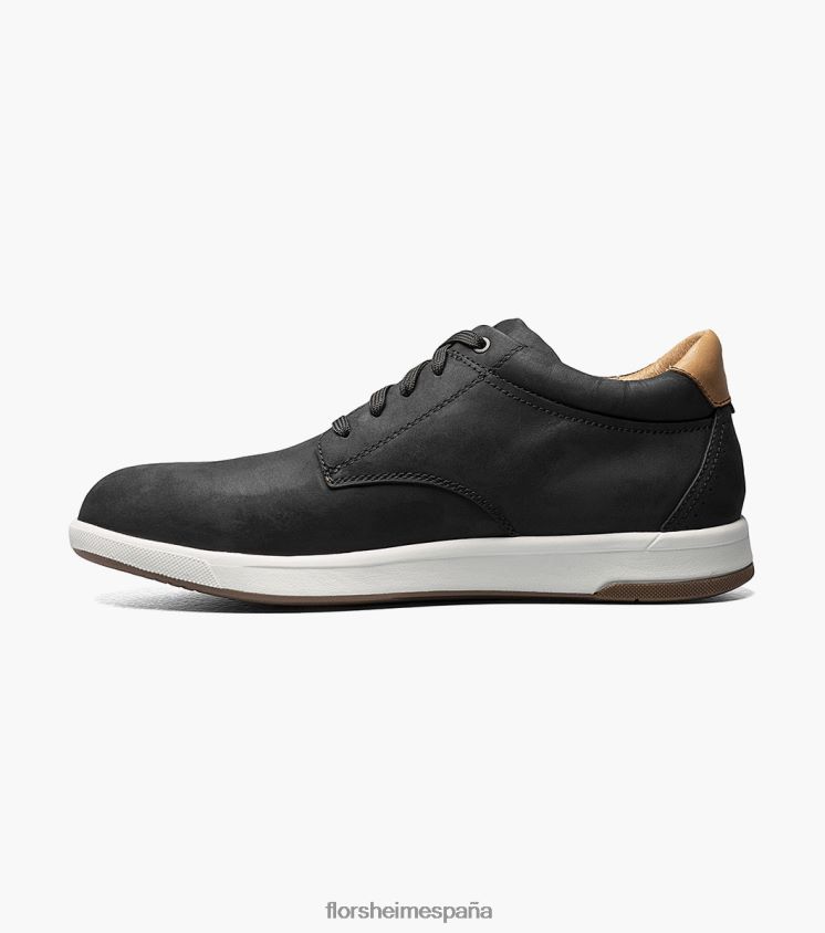trabajo cruzado puntera de acero puntera lisa oxford Florsheim hombres LPVB4P403 calzado negro - Imagen 5